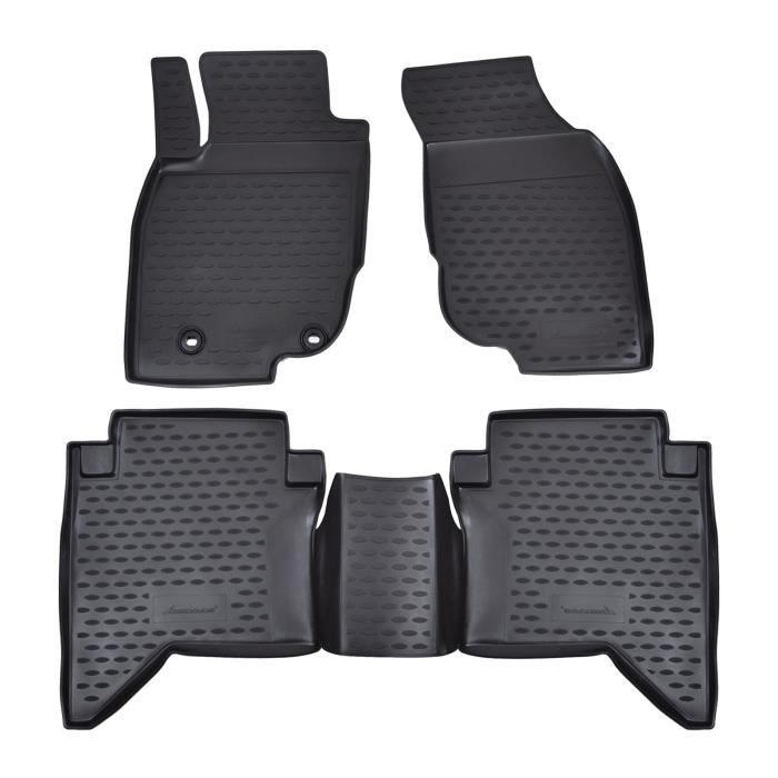 J&J AUTOMOTIVE | Tapis De Sol En Caoutchouc 3D Exclusive Pour Toyota Hilux 2011-2015