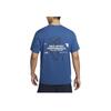 Nike Dri-FIT UV Protection Quick-Dry Logo Crew Neck Casual Breathable Short Sleeve T-Shirt Men Tops Blue FN3280-476