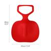 Plastic Snowboards Portable Sand Grass Board Outdoor Pad Board Toys for Children Plastic Snowboards Sand Grass Board