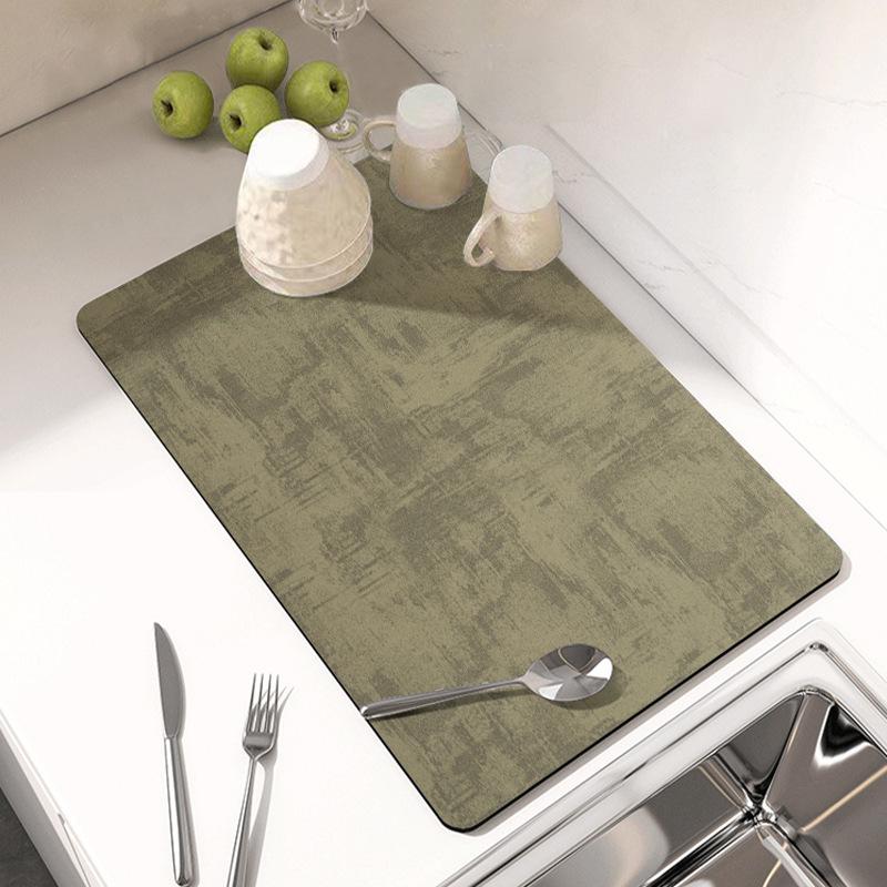 Коврик для слива на кухне противоскользящий впитывающий коврик коврик для слива посуды коврик для кофемашины коврик для чая 30 40CM 1679₽