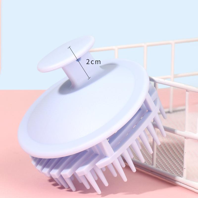 1pc scalp massage shampoo brushes,soft silicone bristles, exfoliating ventilated hair brush For Hair Accessories