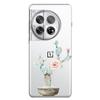 For OnePlus 12 Case 12R 5G Flower Clear TPU Soft Silicone Transparent Back Case for One plus 12R Cover on for Oneplus12 5G Coque