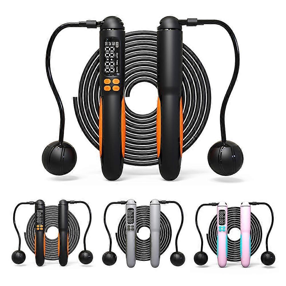 High Quality Intelligent Counting Cordless Skipping Rope With Loadball Weightloss Jump Rope Multi-functional