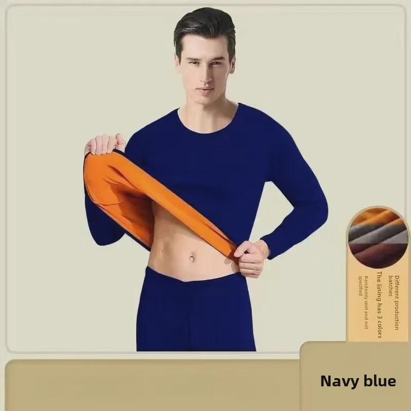 Golden Velvet German Thermal Underwear Suit for Men - 2024, Thickened for Autumn and Winter