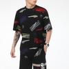 Puma American Retro Loose Letter Print Casual Round Neck Sports Short Sleeve T-Shirt Men Tops Black 532706-01