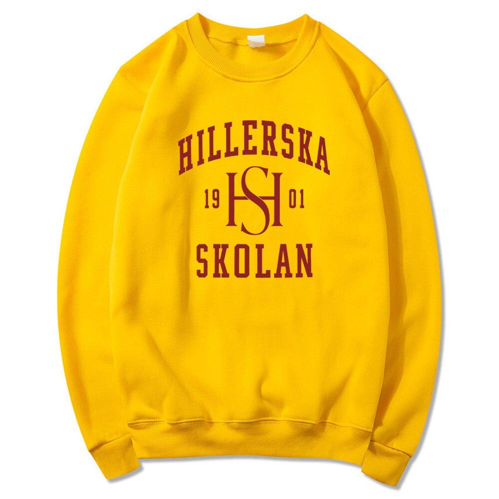 Young Royals Hillerska School Logo Sweatshirt Simon und Wilhelm Pullover Tv Show Young Royals Crewneck Sweatshirts Fans Merch