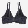 Femeie Sutien Dimensiune Plus Negru Alb Floral Dantela Lenjerie cu sârmă Lenjerie ultra subțire Respirabilă 38D 40D 42D 44D 40C 42C 44C Cupă întreagă
