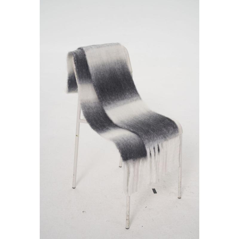 

Original design light luxury gradual change wool scarf women, winter new solid color mohair warm scarf scarf