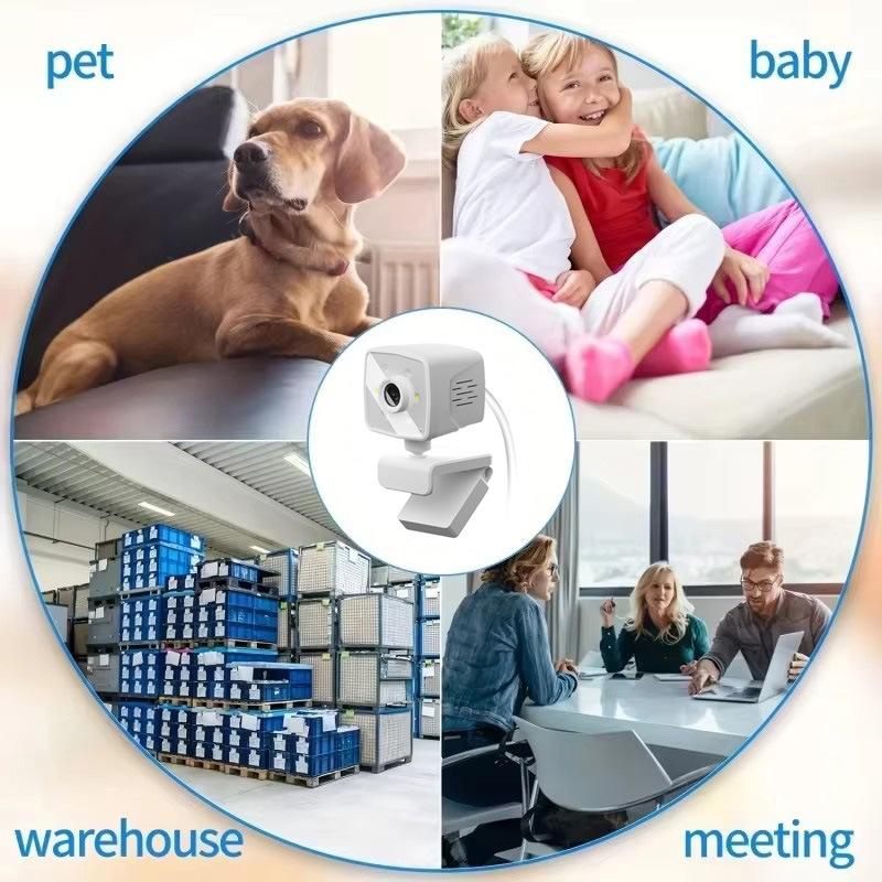 Home Wireless Wifi Camera 1080P High Definition Indoor Night Vision Voice Intercom Usb Card Machine Without Punching