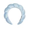 Vintage Velvet Cloud Hair Hoop for Women Girls Sponge Headband Wash Face Wristband Set Spa Bathroom Accessories