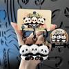 Cartoon Magnetic Snap Keychain Panda Magnetic Keychain Portable Keychain Sets  Bags