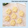 2pcs Cat Paw Print Cookie Cutter White Plastic Cartoon Kitten Footprint Pressrable Biscuit Stamps Molds DIY Cake Decorating Tools