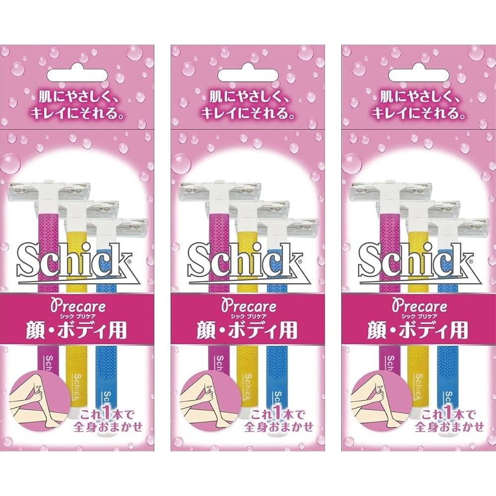Schick T Disposable Razors for Women (3 pcs packs)