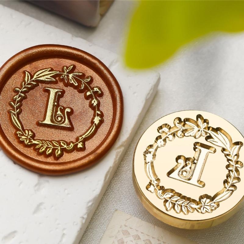 Capital A Sealing Wax Stamp Letter Series Wax Seal Stamp for Cards Scrapbooking Wedding Invitations Metal Seal Stamp
