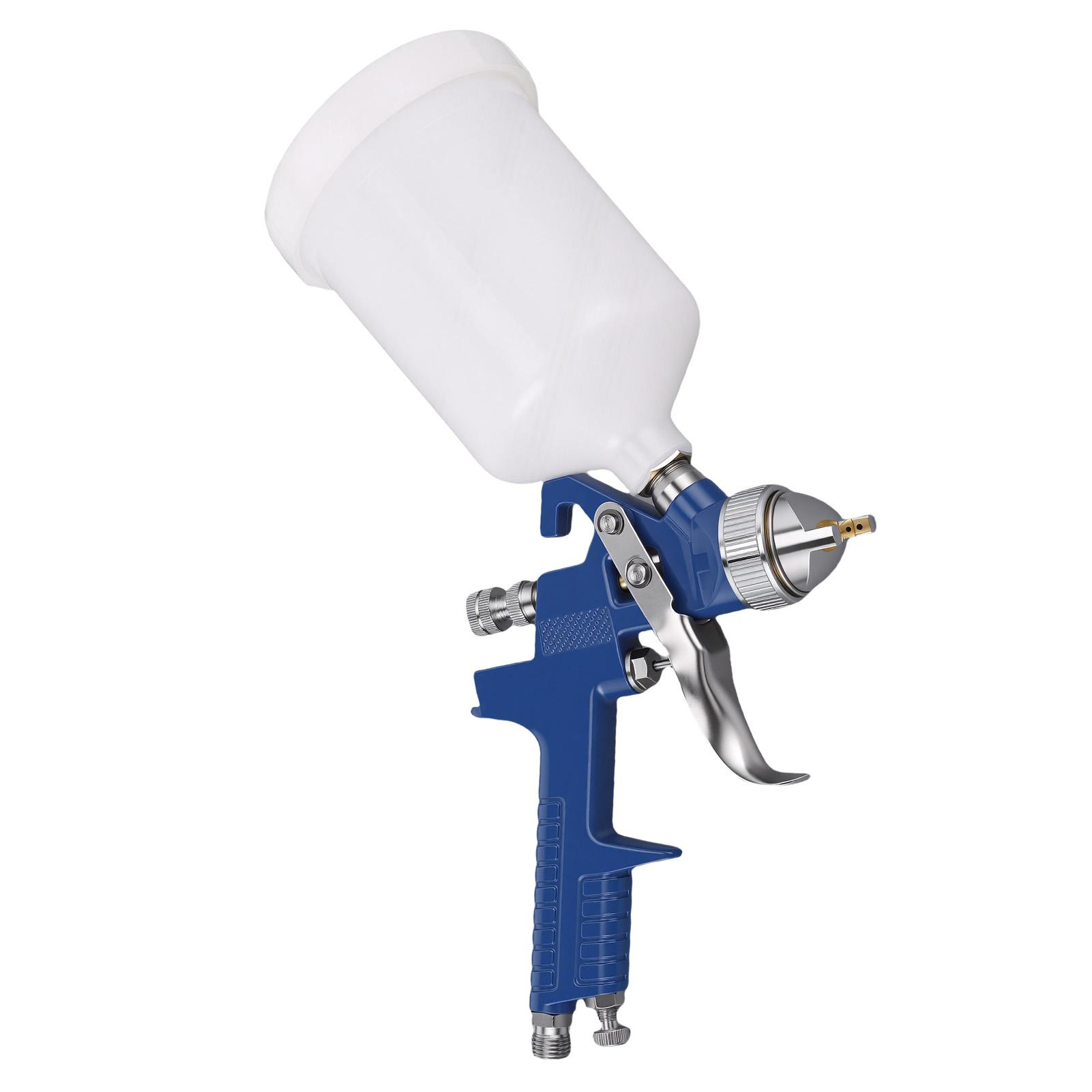 

Professional HVLP Spray Gun Set Gravity Feed with 1.4mm Nozzle 500ml Capacity High Volume Low Pressure for Auto Paint