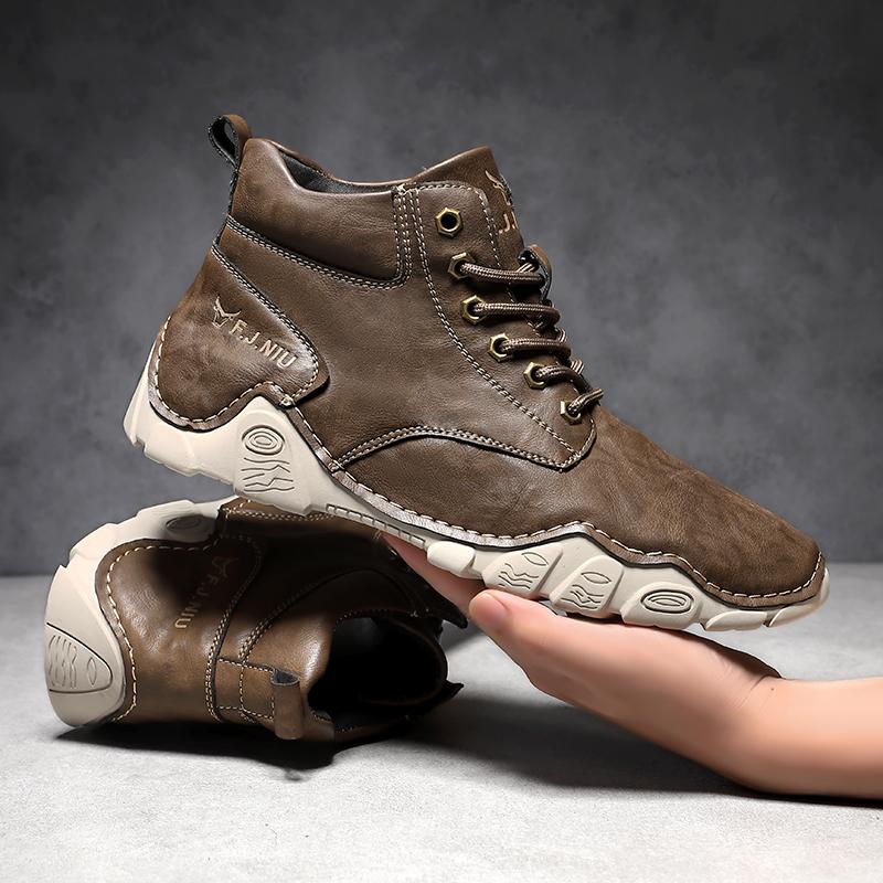 Мужские коричневые туфли для вождения — фото 8