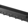 Key Rack with Tray 6pcs Hooks Nail Free Installation Rounded Corners Decorative Practical Carbon