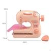 Children Sewing Machine Household Appliance Mini Furniture Toy Mending Battery Operated DIY