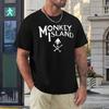Monkey Island Classic Round Neck T-shirt Motion Tees Unique Funny Joke Fitness USA Size