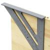 Triangle Rule 90 Degree Thickening Angle Rule Aluminum Alloy Carpenter Measurement Square Ruler Layout Tool Measurement Tool
