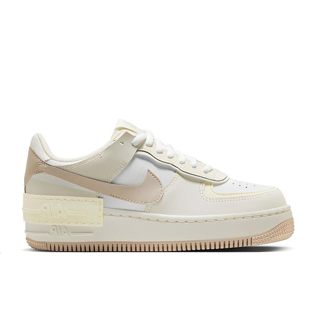 Nike Air Force 1 Shadow White Fossil Stone Women Sneakers Cream Sail FN3444-121