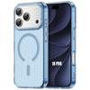 Case for iPhone 18 Pro, Hard Protection with Magnetic Ring - Translucent Blue