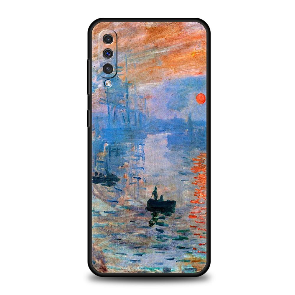 Claude Monet Impressionist Case For Samsung A15 A13 A51 A71 A41 A31 A21S A03S A05 A12 A32 A52 A22 A23 A25 A33 A53 A73 5G Cover