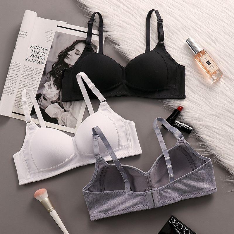 

Solid Women Sexy Bras Wireless Simple Girls Fashion Underwear Backless 38/85AB