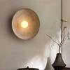 Retro Japanese Resin Wall Lamp Suitable for Living Room Bedroom Bedside Background Decoration Light