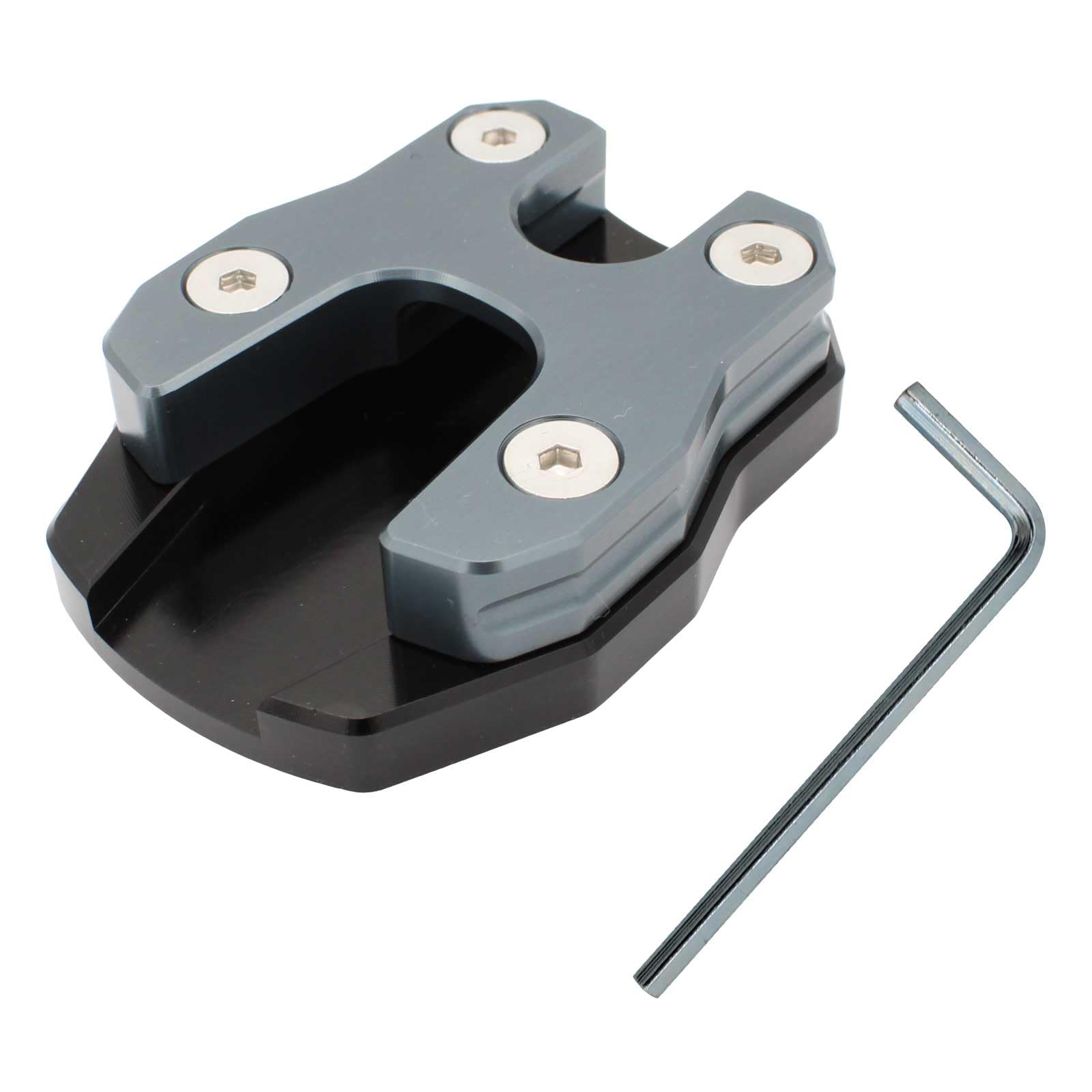 

Funriche Motorcycle Side Stand Plate 5 Colors Available Honda Universal серый