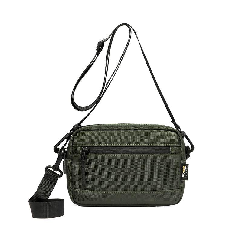 Autumn New Trendy Shoulder Small Square Bag Nylon Ultra-light Anti-splashing Casual Mobile Phone Small Backpack Messenger Bag