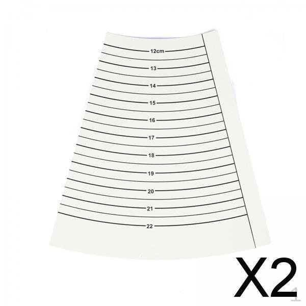 

2x Измеритель размера браслета Профессиональный дорожный размер Измеритель браслета