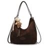 Pu Retro Minimalist Bag For Women Summer Casual Daily With Inner Zipper Pocket