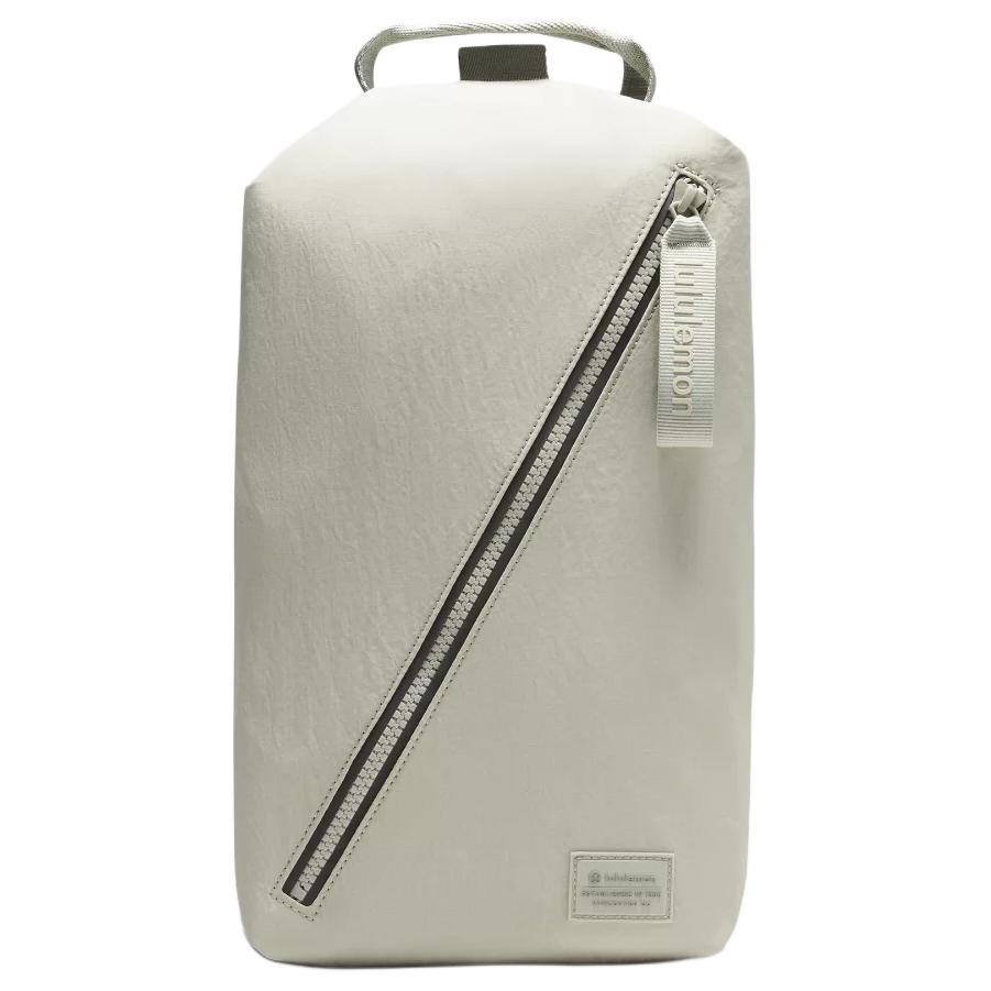 Lululemon Fast Track 9L Detachable Adjustable Strap Solid Color Minimalist Nylon Backpack Men backpack Silver LU9CDGS-074057 Hazy Meadow Green/MHAZ