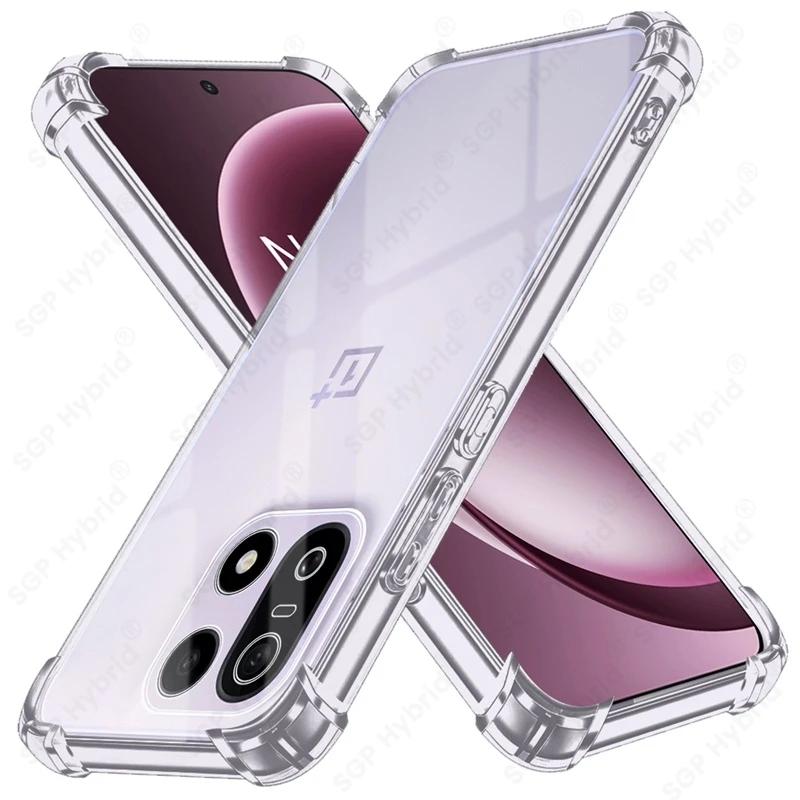 

Оригинальный прозрачный кристально чистый HD силиконовый мягкий чехол для OnePlus 15 5G, четырехсторонние воздушные подушки, противоударный, ударопрочный, чехол-накладка oneplus 15