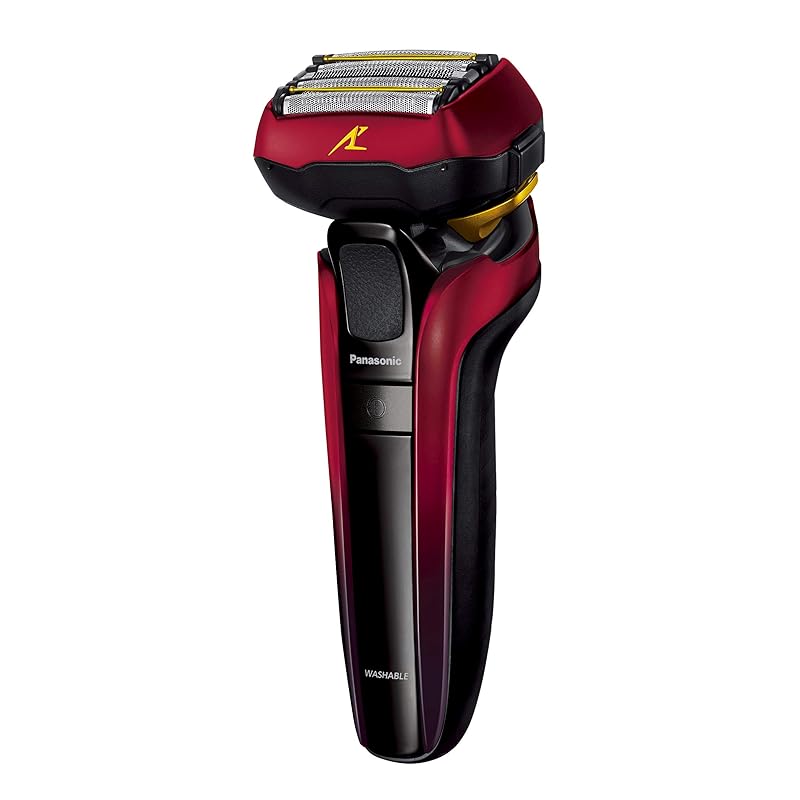 

panasonic lamb dash linear mens shaver 5 blades red ES-LV5F-R