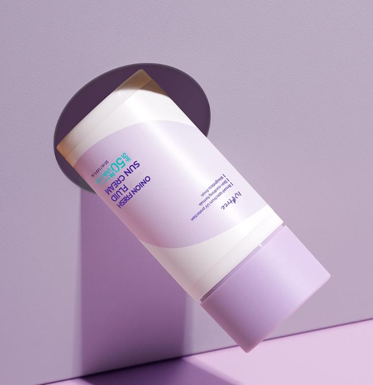 ISNTREE Onion Fresh Fluid Sun Cream 50ml | SPF50+ Lightweight Soothing Sunscreen