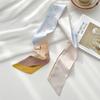 Long silk scarf, high-end new versatile hair tie streamer, atmosphere ribbon, spring and summer decorative scarf, tied bag streamer