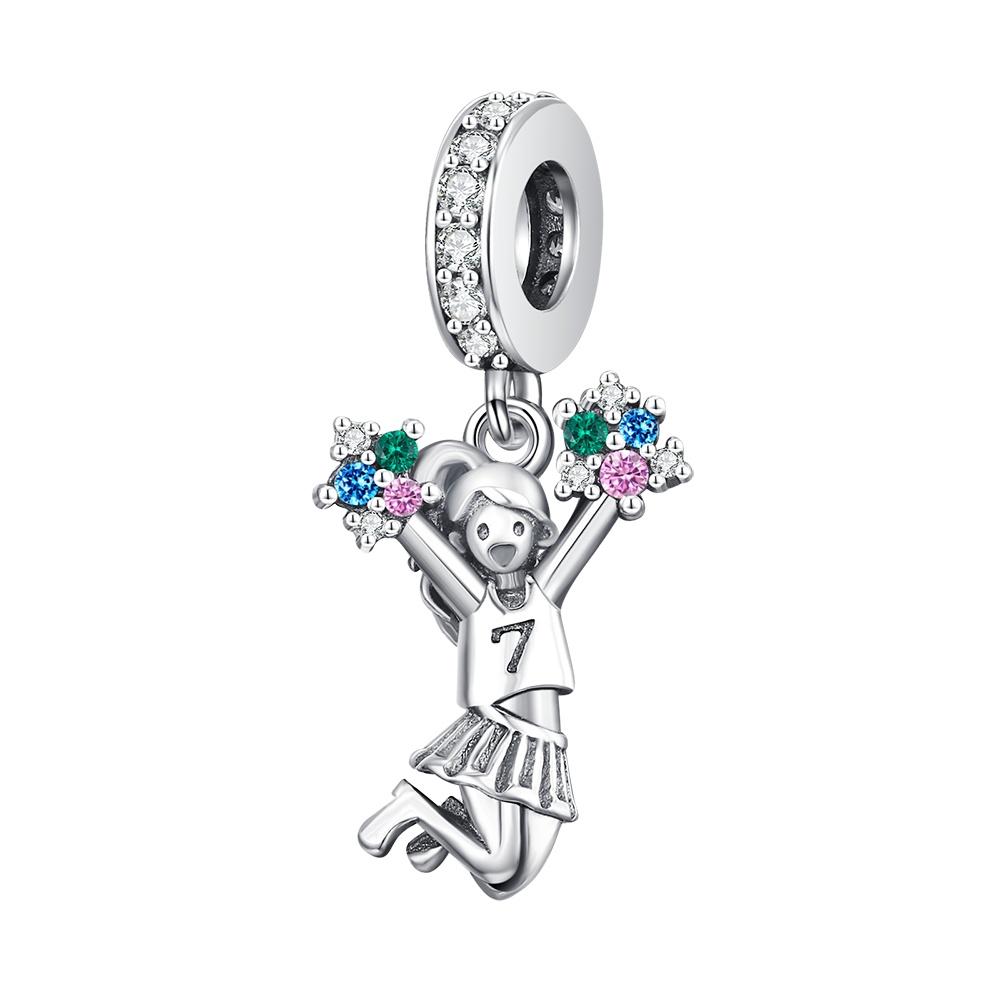 Elegant Ballet Charm Fit 3Mm Bracelet Diy For Women Copper Bead Star Clover Rabbit Charm Perfect Mother'S Day Gift