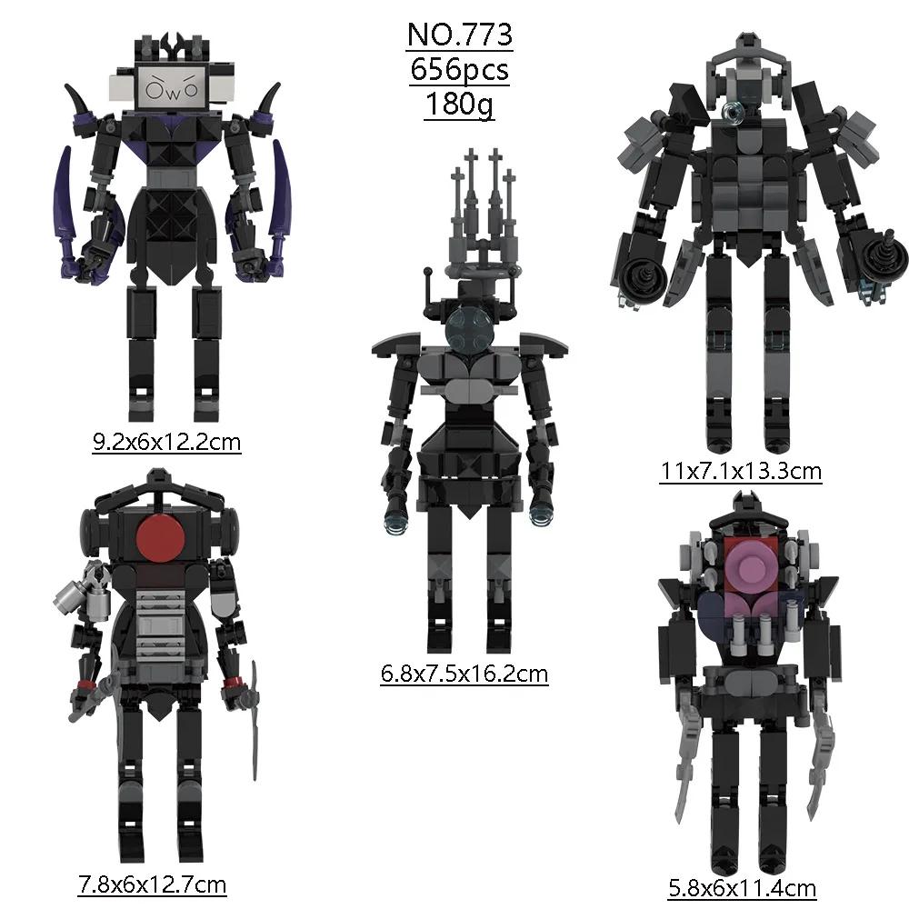 Titan ClockMan Upgrade Blocks TVman Mini Blocks Titan Dragon Drillman Titan Cameraman Building Dark Clock Man Blocks Mini Figure