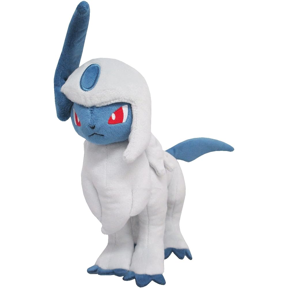 Sanei Boeki Pokemon All Star Collection Absol Plush Toy 8.5x20x21cm Soft Stuffed Animal
