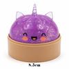 Simulation Steamed Stuffed Bun  Toy Glitter Slow Rising Soft Stress Relief Fidget Toy for Classroom Student Rewards