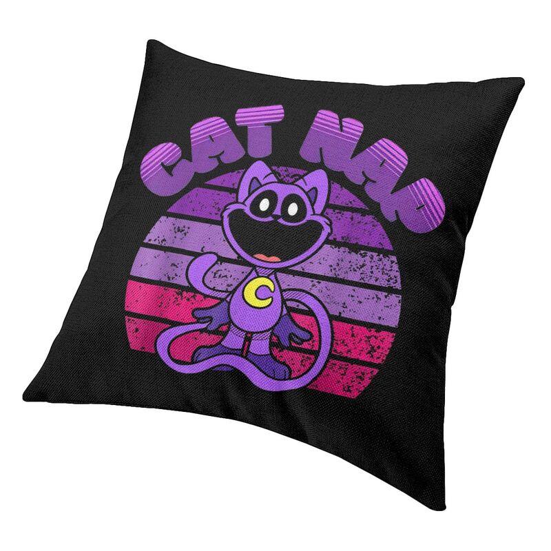 Soft Smilings Critters Game Cartoon Throw Pillow Cover Home Decor Custom Square Cushion Cover 40X40 Pillowcover For Living Room