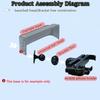 Autohouder voor Volkswagen ID.Buzz GTX 2025 12,9" Schermpaneel Vaste Basis Telefoonhouder Draadloos Opladen Telefoonstandaard Auto Accessoire
