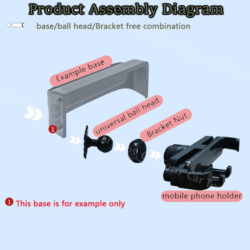 Autohouder voor Volkswagen ID.Buzz GTX 2025 12,9" Schermpaneel Vaste Basis Telefoonhouder Draadloos Opladen Telefoonstandaard Auto Accessoire