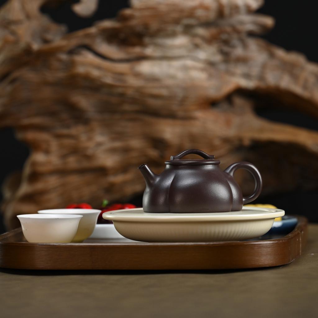 150ml Authentic Yixing Purple Clay Teapots Handmade Fragrant Grain Pattern Pot Raw Ore Mud Kettle Chinese Zisha Tea Set Supplies