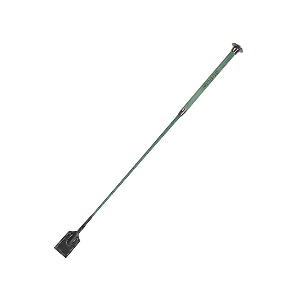 Dublin Embossed Leather Horse Riding Whip