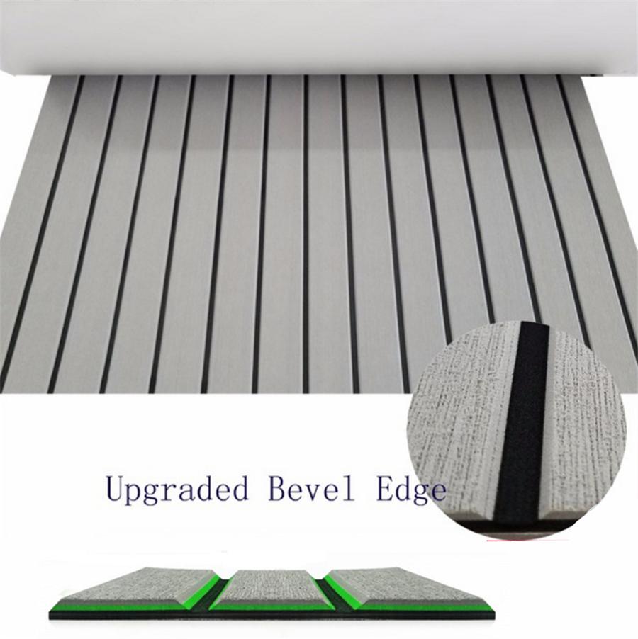 5 рулонов EVA тиковое покрытие для палубы, бордюр для лодки, морское напольное покрытие, ковер, самоклеящаяся лента, 5,8 см x 240 см x 6 мм, аксессуары для яхты, лодки