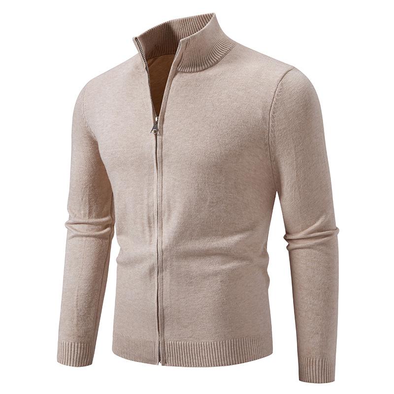 Men's Slim Fit Wool Cardigan Sweater - Autumn Winter Fashion Trend