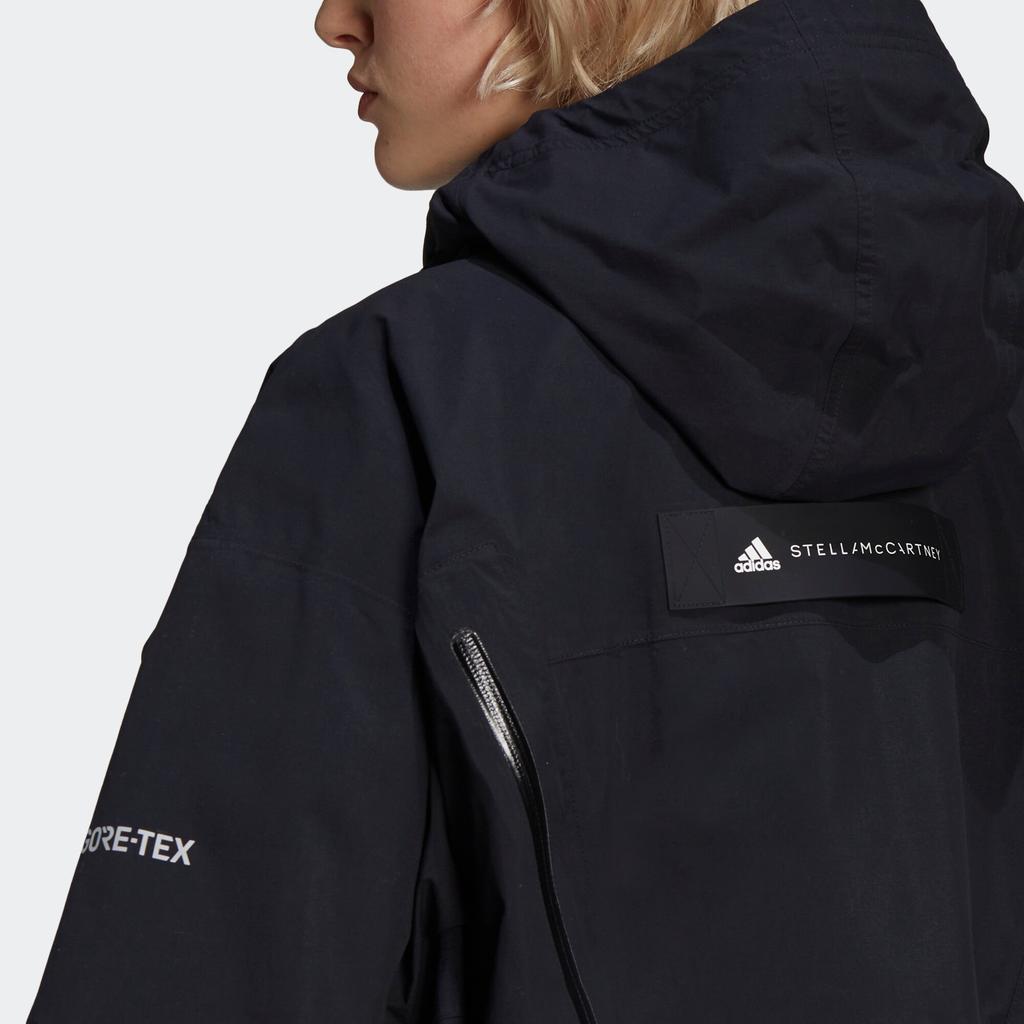 Adidas Solid Color Zip-Up Sports Hoodie Jacket Women Jackets Black HB6083